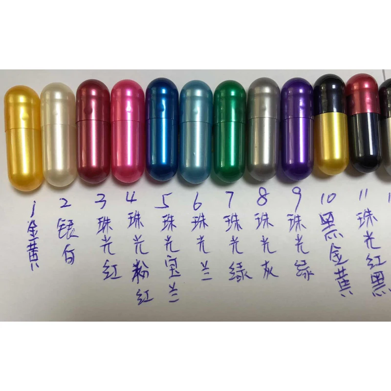 10000pcs Size 00 Medicine Capsules Shells, Pearl Yellow White Black Blue Green Red Pink Colors Separated Joined Empty Capsules
10000pcs Size 00 Medicine Capsules Shells, Pearl Yellow White Black Blue Green Red Pink Colors Separated Joined Empty Capsules