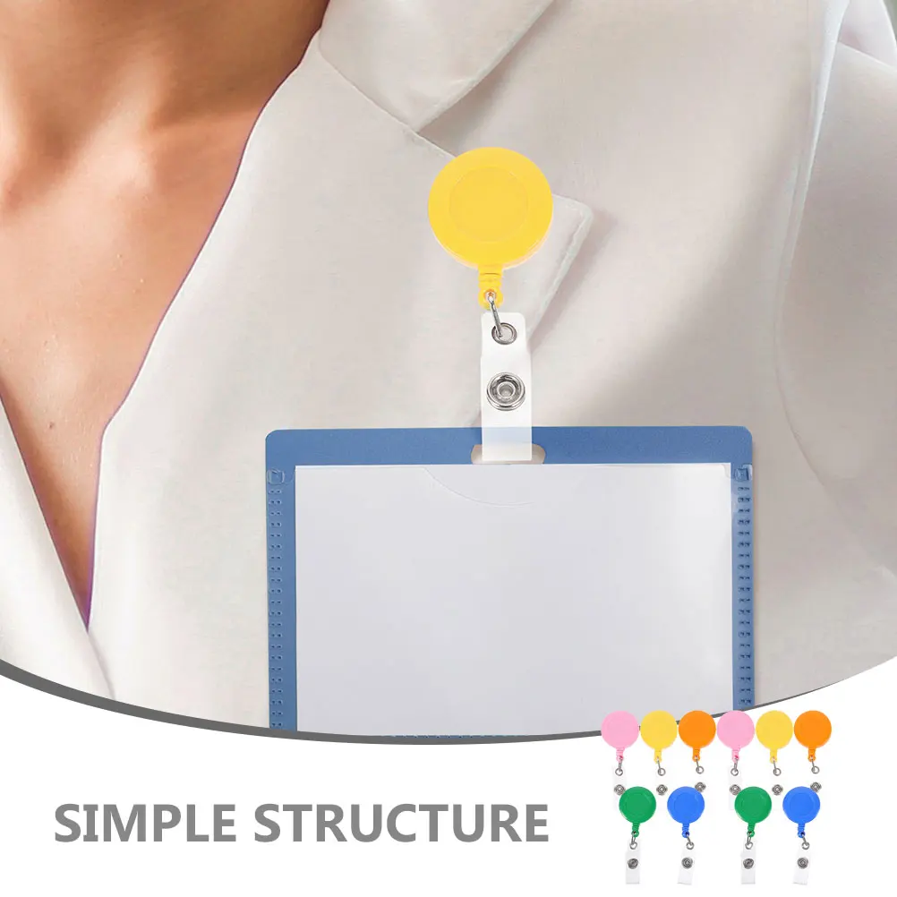 9pcs Retractable Badge Holder Clips Id Card Holders Sturdy Name Tag Holders For Nurses Portable Multi-Function Badge Clips
9pcs Retractable Badge Holder Clips Id Card Holders Sturdy Name Tag Holders For Nurses Portable Multi-Function Badge Clips