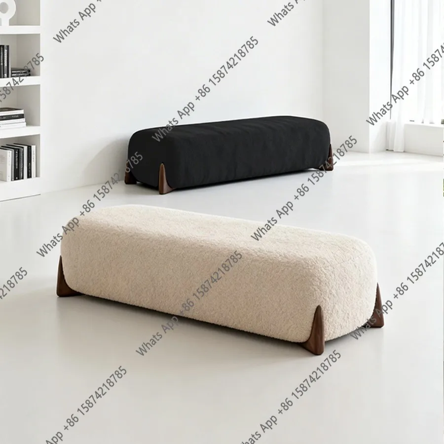 Simple modern rest bench solid wood foot design bedroom bedside stool living room shoe changing stool light luxury fabric bench
Simple modern rest bench solid wood foot design bedroom bedside stool living room shoe changing stool light luxury fabric bench