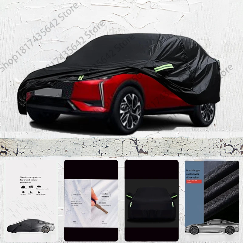For DS3 fit Outdoor Protection Full Car Covers Snow Cover Sunshade Waterproof Dustproof Exterior Car cover Black
For DS3 fit Outdoor Protection Full Car Covers Snow Cover Sunshade Waterproof Dustproof Exterior Car cover Black