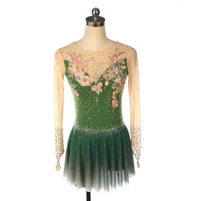 Women's Children's Long Sleeve Figure Skating Dresses Gymnastics Sportswear Dresses Roller Skating Performance Dance Wear
Women's Children's Long Sleeve Figure Skating Dresses Gymnastics Sportswear Dresses Roller Skating Performance Dance Wear