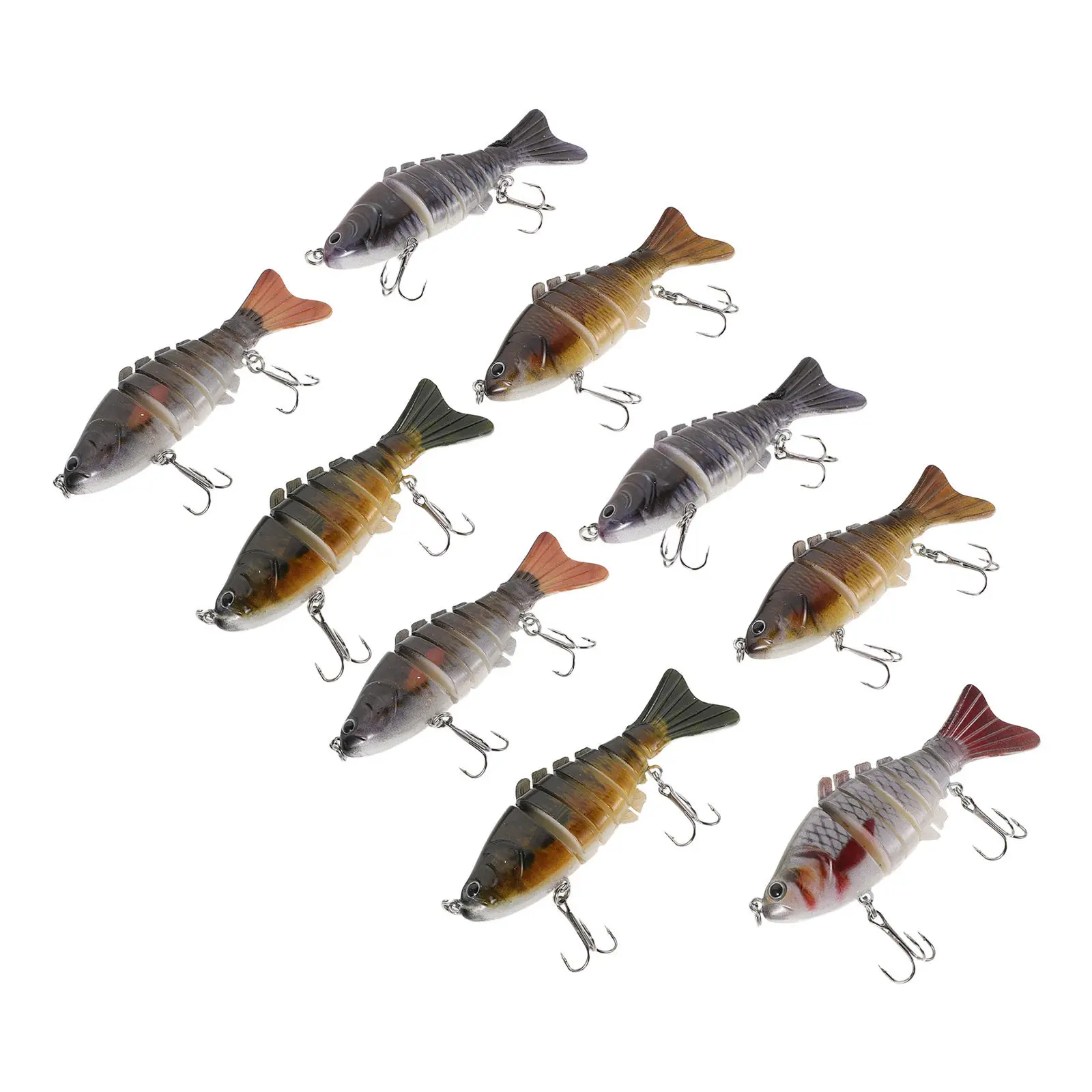 10Pcs Bionic Fish Bait Multi Jointed Hard Lure Realistic Swimming Fishing Swimbaits 10Cm Lifelike Bass Lake
10Pcs Bionic Fish Bait Multi Jointed Hard Lure Realistic Swimming Fishing Swimbaits 10Cm Lifelike Bass Lake