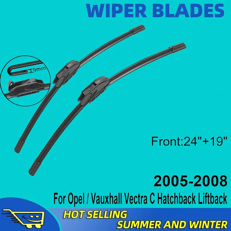 2PCS For Opel / Vauxhall Vectra C 2005-2008 24"+19" Front Wiper Blades Windshield Windscreen Window Accessories
2PCS For Opel / Vauxhall Vectra C 2005-2008 24"+19" Front Wiper Blades Windshield Windscreen Window Accessories