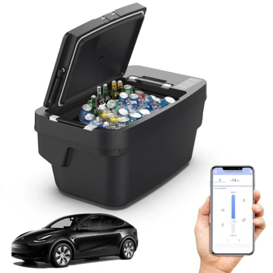 Car Refrigerator for Tesla Model Y 2017-2024, 2025-2026 Juniper, 12V Car Fridge for Model Y Trunk, 35qt 33L Portable Freezer Co
Car Refrigerator for Tesla Model Y 2017-2024, 2025-2026 Juniper, 12V Car Fridge for Model Y Trunk, 35qt 33L Portable Freezer Co