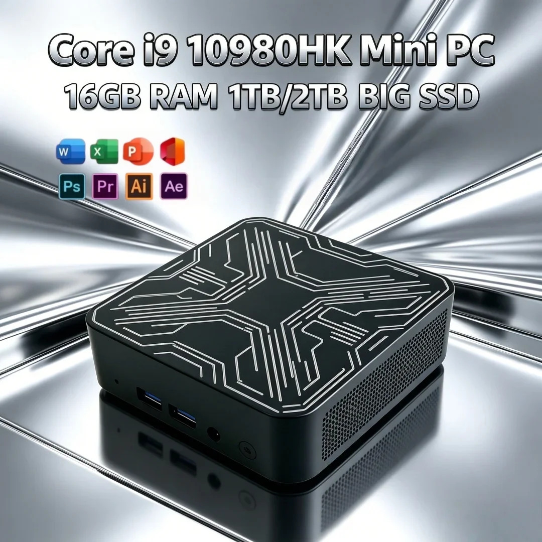 Large Storage 1TB 2TB SSD Core I9 10980HK Mini PC 2026 New Portable WiFi6 BT5.2 16GB RAM Gaming Office Small Desktop
Large Storage 1TB 2TB SSD Core I9 10980HK Mini PC 2026 New Portable WiFi6 BT5.2 16GB RAM Gaming Office Small Desktop