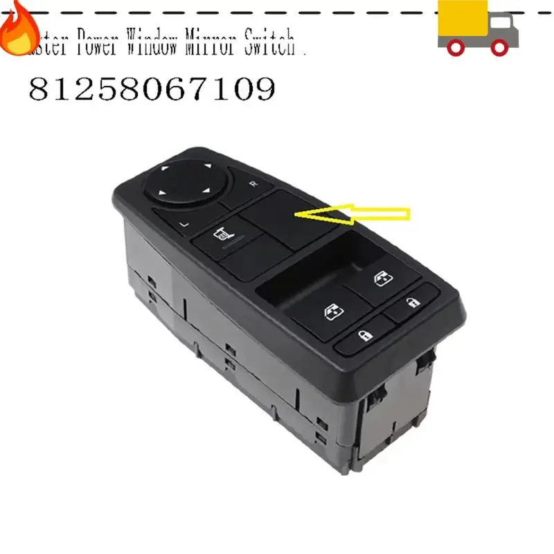 81258067109 Master Power Window Mirror Switch For MAN TGL TGM Truck TGS TGX Window Lift Switch
81258067109 Master Power Window Mirror Switch For MAN TGL TGM Truck TGS TGX Window Lift Switch