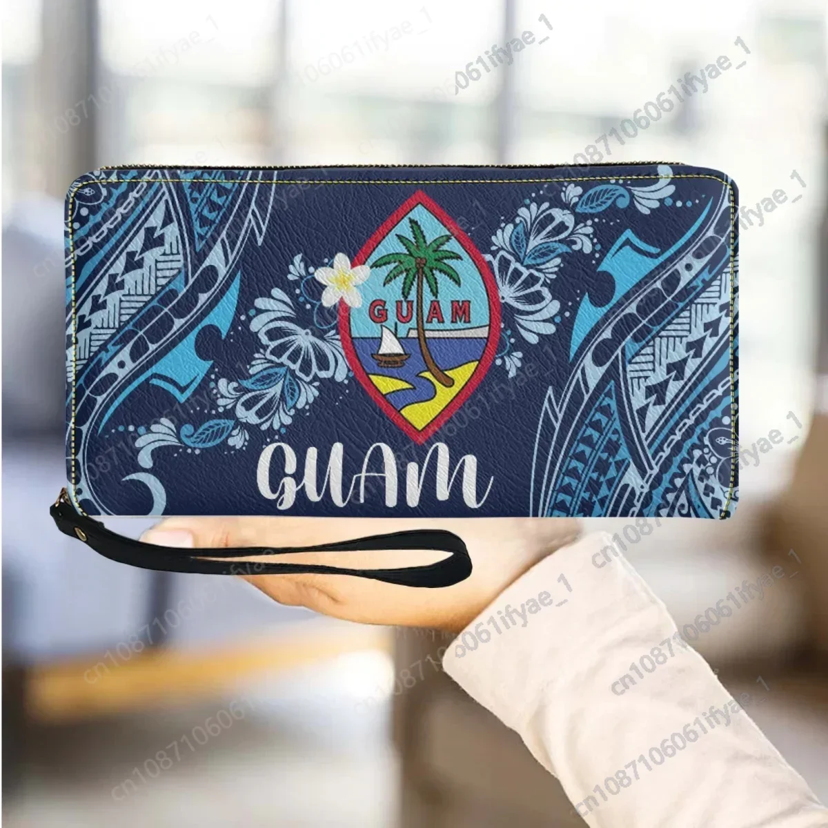 Guam Hibiscus Flower Polynesian Design Women Wallet Wristband Leather Fashion Clutch Portable Travel Party Handle Coin Purse New
Guam Hibiscus Flower Polynesian Design Women Wallet Wristband Leather Fashion Clutch Portable Travel Party Handle Coin Purse New