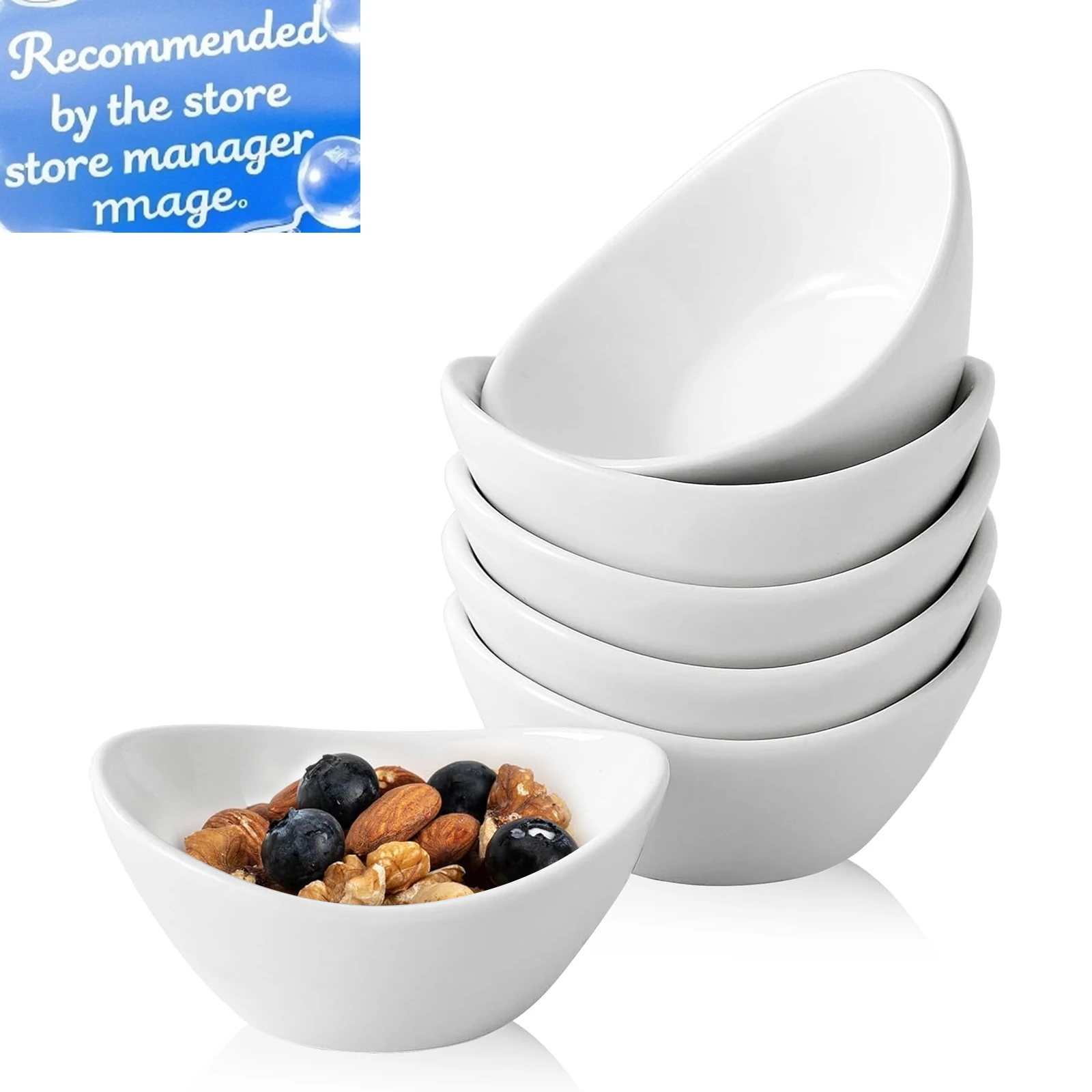 Ceramic Dipping Bowls Set of 6,White Dip Pinch Bowl,Soy Sauce Dishes,Mini Bowls for Charcuterie Board Sushi and Party Supplies
Ceramic Dipping Bowls Set of 6,White Dip Pinch Bowl,Soy Sauce Dishes,Mini Bowls for Charcuterie Board Sushi and Party Supplies