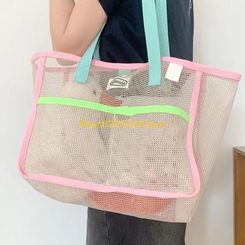 G5AE Stylish Mesh Bag with Drainage Hole Spacious Travel for Beach Vacation
G5AE Stylish Mesh Bag with Drainage Hole Spacious Travel for Beach Vacation