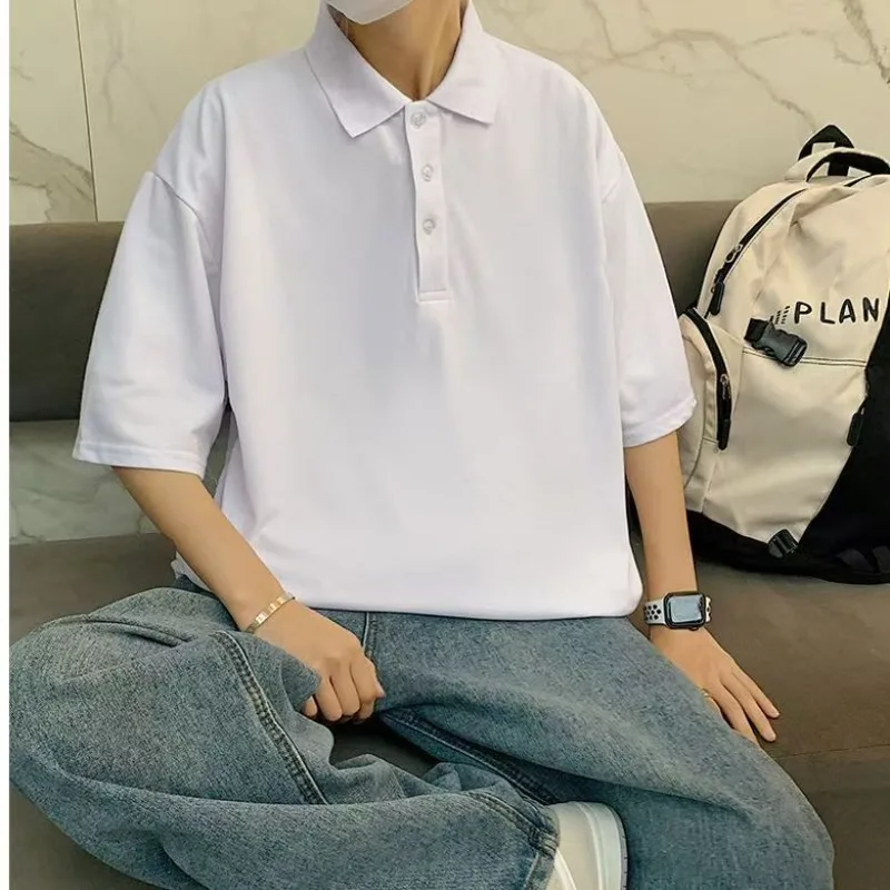 2026 Summer New Men Solid Color Fashion Collar Short Sleeve Polo Shirt Korean Version Slim Fit Trendy Versatile T-shirt Top
2026 Summer New Men Solid Color Fashion Collar Short Sleeve Polo Shirt Korean Version Slim Fit Trendy Versatile T-shirt Top