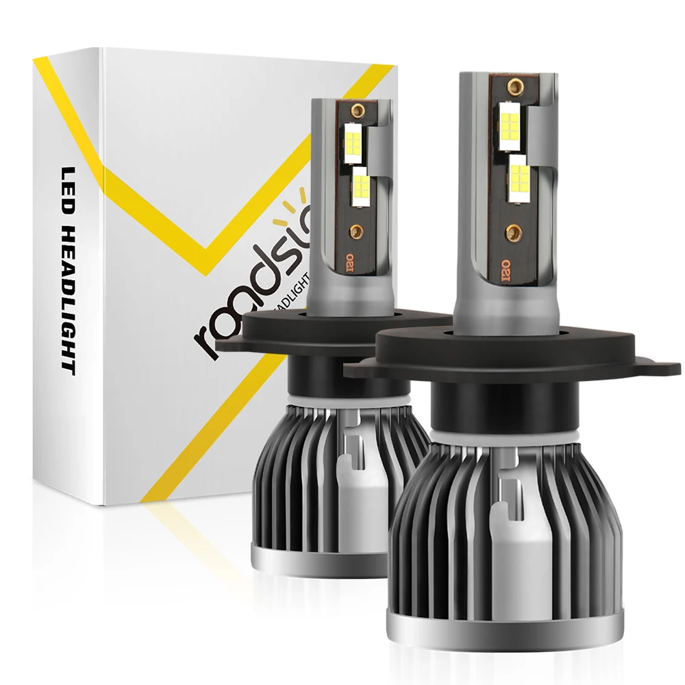 2Pcs H4 9003 HB2 Car LED Headlight Bulb Auto Fog Lamp H4 Hi/Lo All-In-One 150W 26000LM High Power CSP 12V 6500K White
2Pcs H4 9003 HB2 Car LED Headlight Bulb Auto Fog Lamp H4 Hi/Lo All-In-One 150W 26000LM High Power CSP 12V 6500K White