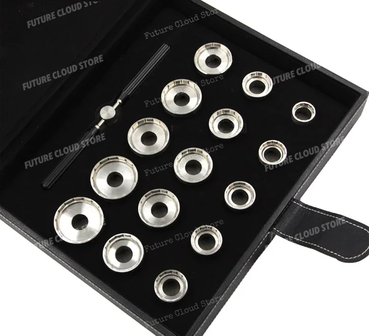 Case Opene, 316 stainless steel case openerr, 15-piece set, BRL watch repair case back opener
Case Opene, 316 stainless steel case openerr, 15-piece set, BRL watch repair case back opener