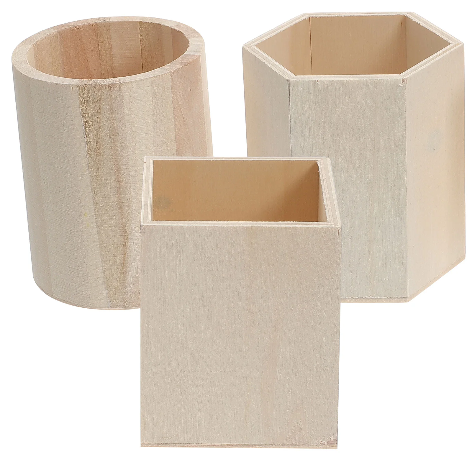 3 Pcs Pen Holder Wood Pencil Wooden Cup Holders Office Supplies Makeup Brush Desk
3 Pcs Pen Holder Wood Pencil Wooden Cup Holders Office Supplies Makeup Brush Desk