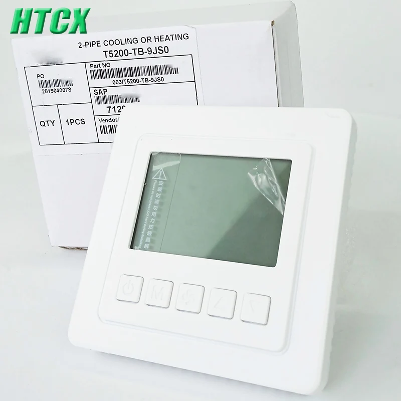 New Fan coil LCD temperature controller T5200-TB-9JS0 T5200-TF-9JSO T5200-TC-9JSO T5200-TB-9JR0 T5200-TF-9JR0 T5200-TB-9JS1
New Fan coil LCD temperature controller T5200-TB-9JS0 T5200-TF-9JSO T5200-TC-9JSO T5200-TB-9JR0 T5200-TF-9JR0 T5200-TB-9JS1