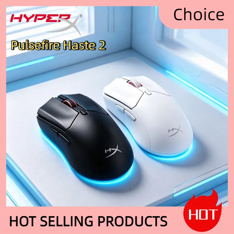 HyperX Pulsefire Haste 2 Wired Gaming Mouse 100 Hour Battery Life Dual Wireless Connectivity For PC Mac Laptop Pro Ultra Light
HyperX Pulsefire Haste 2 Wired Gaming Mouse 100 Hour Battery Life Dual Wireless Connectivity For PC Mac Laptop Pro Ultra Light
