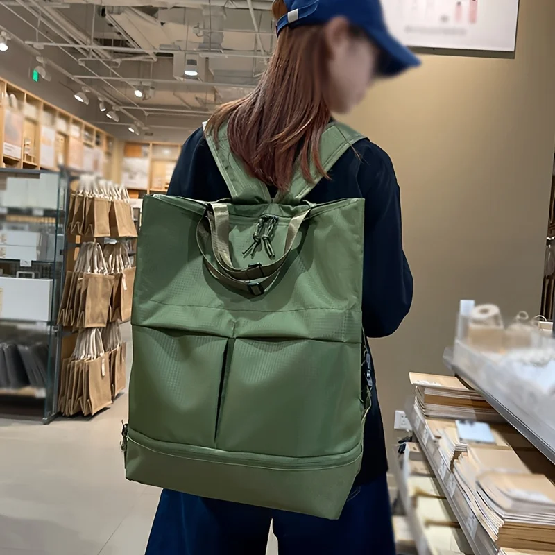 2026 NEW Solid color large-capacity travel backpack unisex student computer bag, suitable for leisure outing backpack.
2026 NEW Solid color large-capacity travel backpack unisex student computer bag, suitable for leisure outing backpack.
