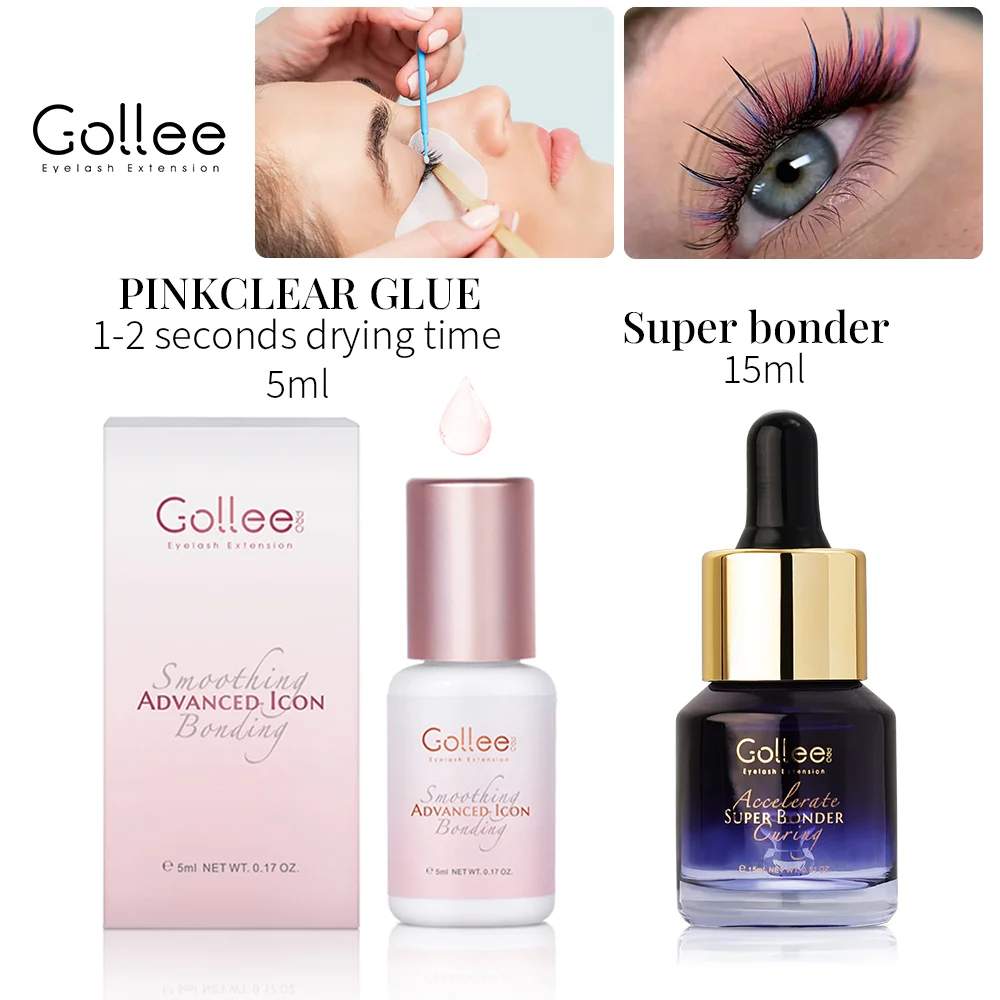 Gollee 1s Fast Drying Pro Lash Extension Glue Eyelashes Adhesive Waterproof Grafting Eyelash 15ml Super Bonder for Salon Makeup
Gollee 1s Fast Drying Pro Lash Extension Glue Eyelashes Adhesive Waterproof Grafting Eyelash 15ml Super Bonder for Salon Makeup