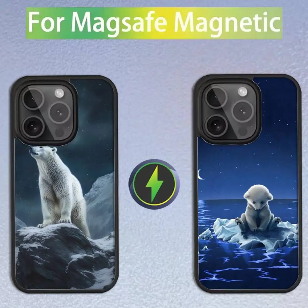 Polar Bear Arctic Phone Case For iPhone 16,15,14,13,12,11,Pro,Max,Plus,Mini,SE Magsafe Magnetic Wireless Charging
Polar Bear Arctic Phone Case For iPhone 16,15,14,13,12,11,Pro,Max,Plus,Mini,SE Magsafe Magnetic Wireless Charging