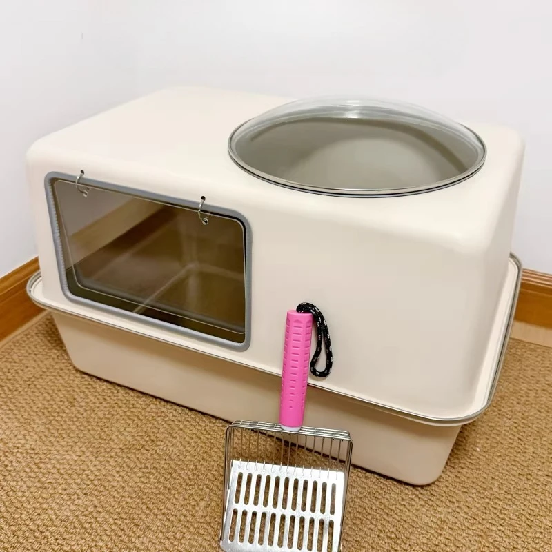 Plastic Self-Cleaning cat Litter Box Closed Extra Large cat Litter Box Sandbox Toilet Automatically Areneros De Gatos Home Items
Plastic Self-Cleaning cat Litter Box Closed Extra Large cat Litter Box Sandbox Toilet Automatically Areneros De Gatos Home Items