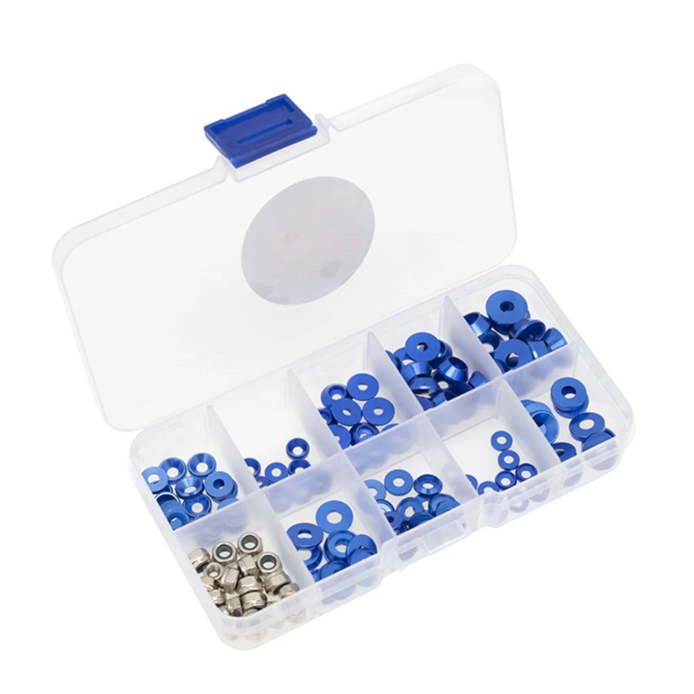 For 1/10 1/8 RC Car Models Aluminum Alloy Washer Screw Countersunk M2.5 M3 M4 Washer Decoration Kit Upgrade Parts Accessories
For 1/10 1/8 RC Car Models Aluminum Alloy Washer Screw Countersunk M2.5 M3 M4 Washer Decoration Kit Upgrade Parts Accessories