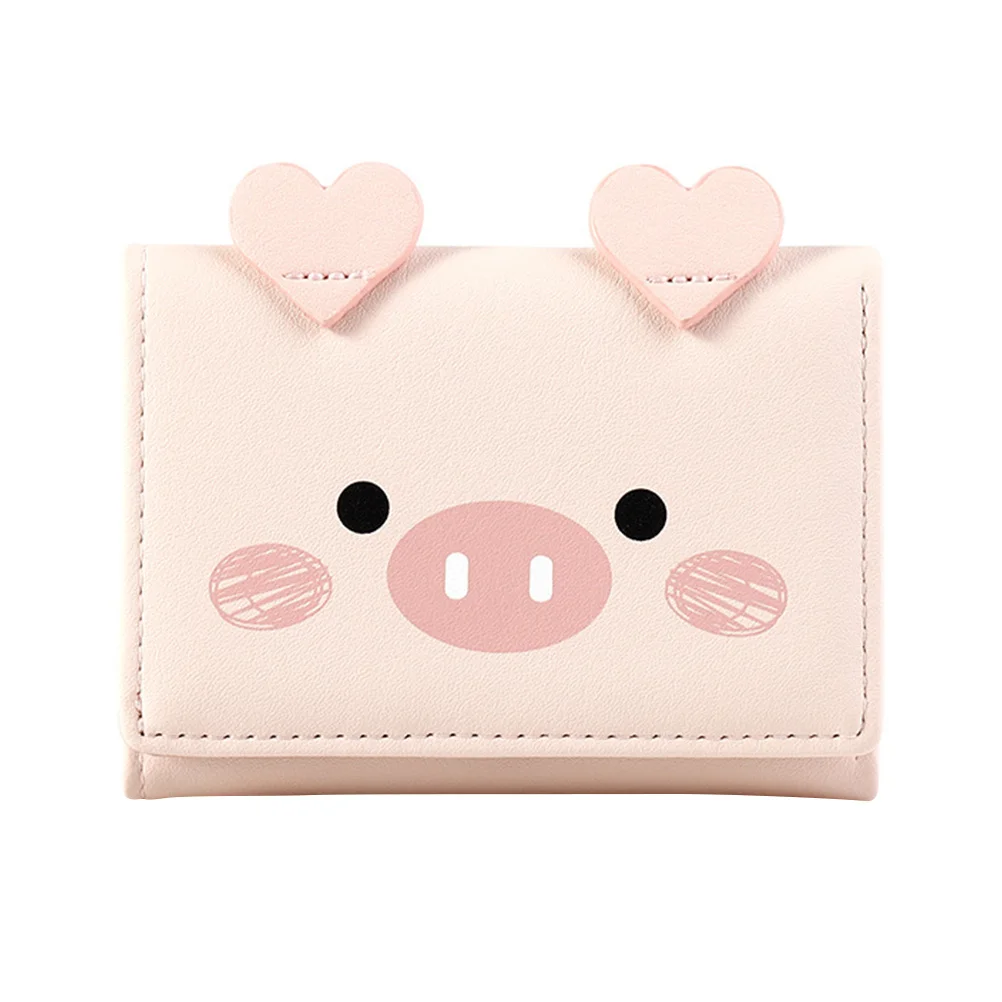 1Pcs Women Wallet PU Cartoon Three Folds Small Folding Purse Multi-Card Organizer Cash Holder Portable Money Bag Pink
1Pcs Women Wallet PU Cartoon Three Folds Small Folding Purse Multi-Card Organizer Cash Holder Portable Money Bag Pink