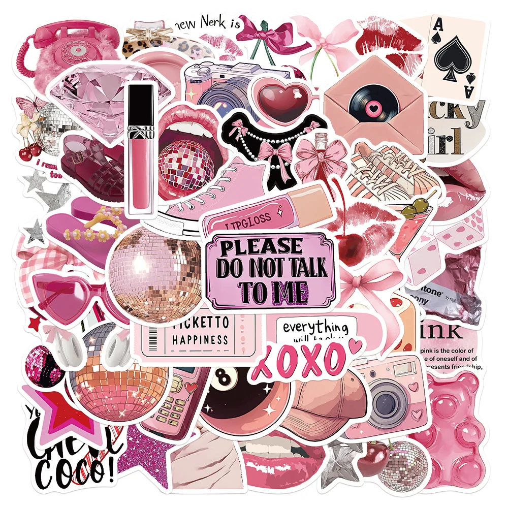 50Pcs Pink Down Town Girl Stickers PVC Sticker Aesthetic DIY Decoration Scrapbooking Hand Accounting Supplies
50Pcs Pink Down Town Girl Stickers PVC Sticker Aesthetic DIY Decoration Scrapbooking Hand Accounting Supplies