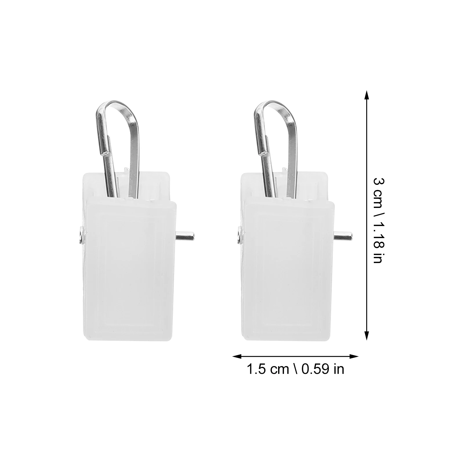 20pcs White Plastic Clips for Curtains Shower Hooks Decorative Accessories Strong Grip Non Rust Small Size Hanging Solutions
20pcs White Plastic Clips for Curtains Shower Hooks Decorative Accessories Strong Grip Non Rust Small Size Hanging Solutions