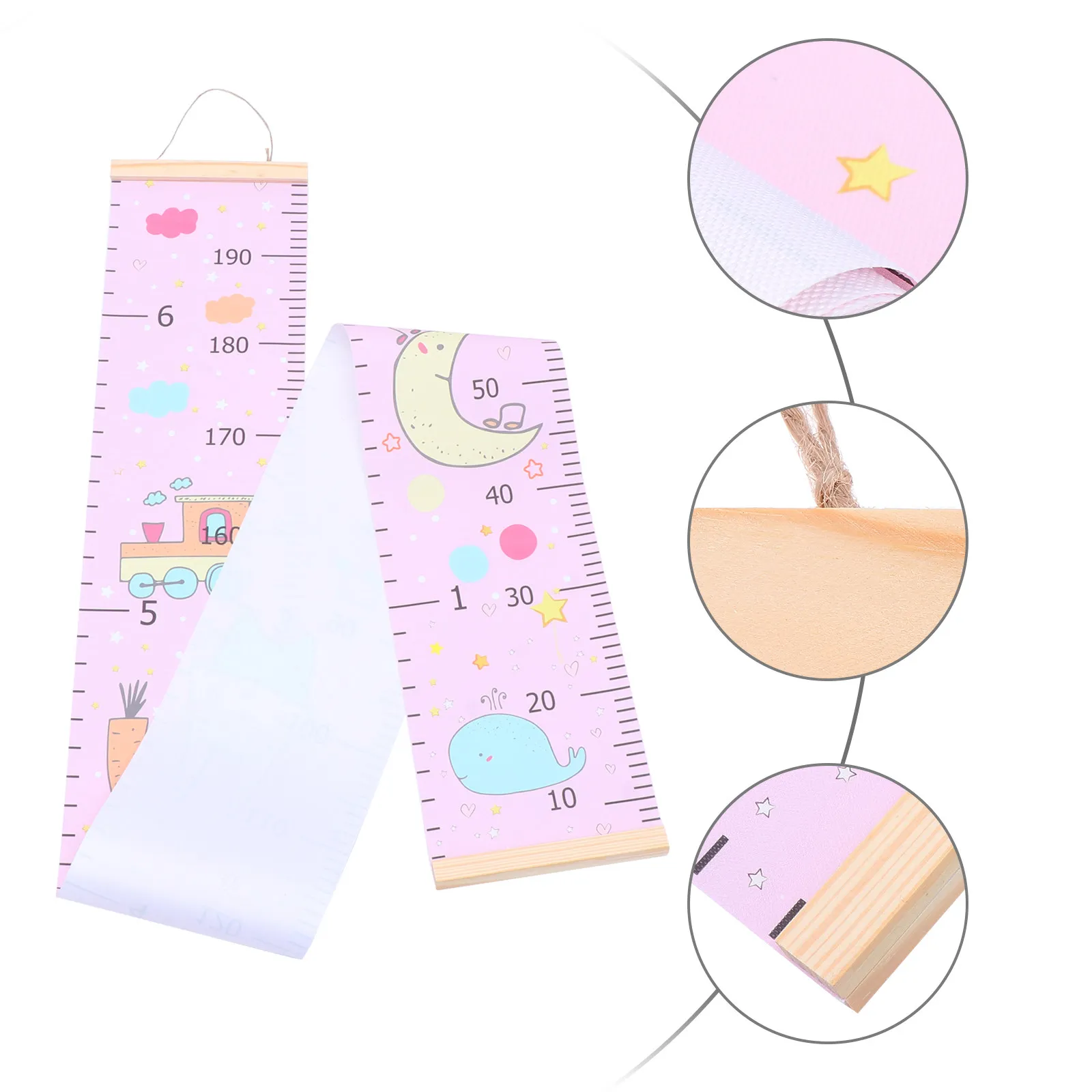 Kids Growth Chart Height Measurement Ruler Pink Hanging Wall Decal Cartoon Decor Nursery Bedroom Modern Style Child Tracking
Kids Growth Chart Height Measurement Ruler Pink Hanging Wall Decal Cartoon Decor Nursery Bedroom Modern Style Child Tracking