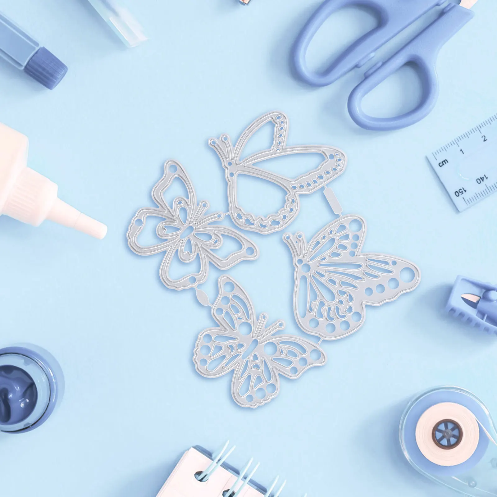 4Pcs Carbon Steel Metal Cutting Dies Butterflies Pattern DIY Craft Stencil for Embossing Decorative Paper Projects
4Pcs Carbon Steel Metal Cutting Dies Butterflies Pattern DIY Craft Stencil for Embossing Decorative Paper Projects