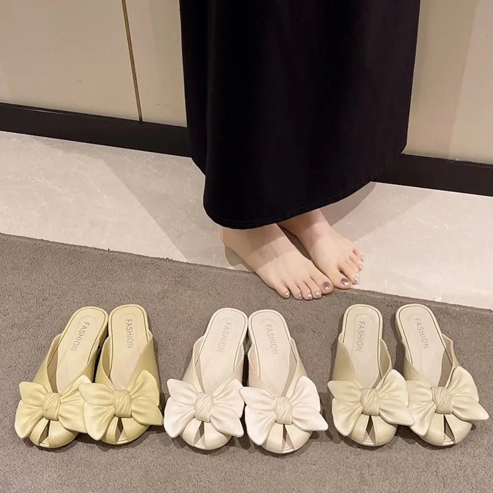 Casual Hollow Out Bowknot Flat Slippers PVC Footwear Sweet Sandals Anti Slip Korean Style Sandals Flats Women Women
Casual Hollow Out Bowknot Flat Slippers PVC Footwear Sweet Sandals Anti Slip Korean Style Sandals Flats Women Women