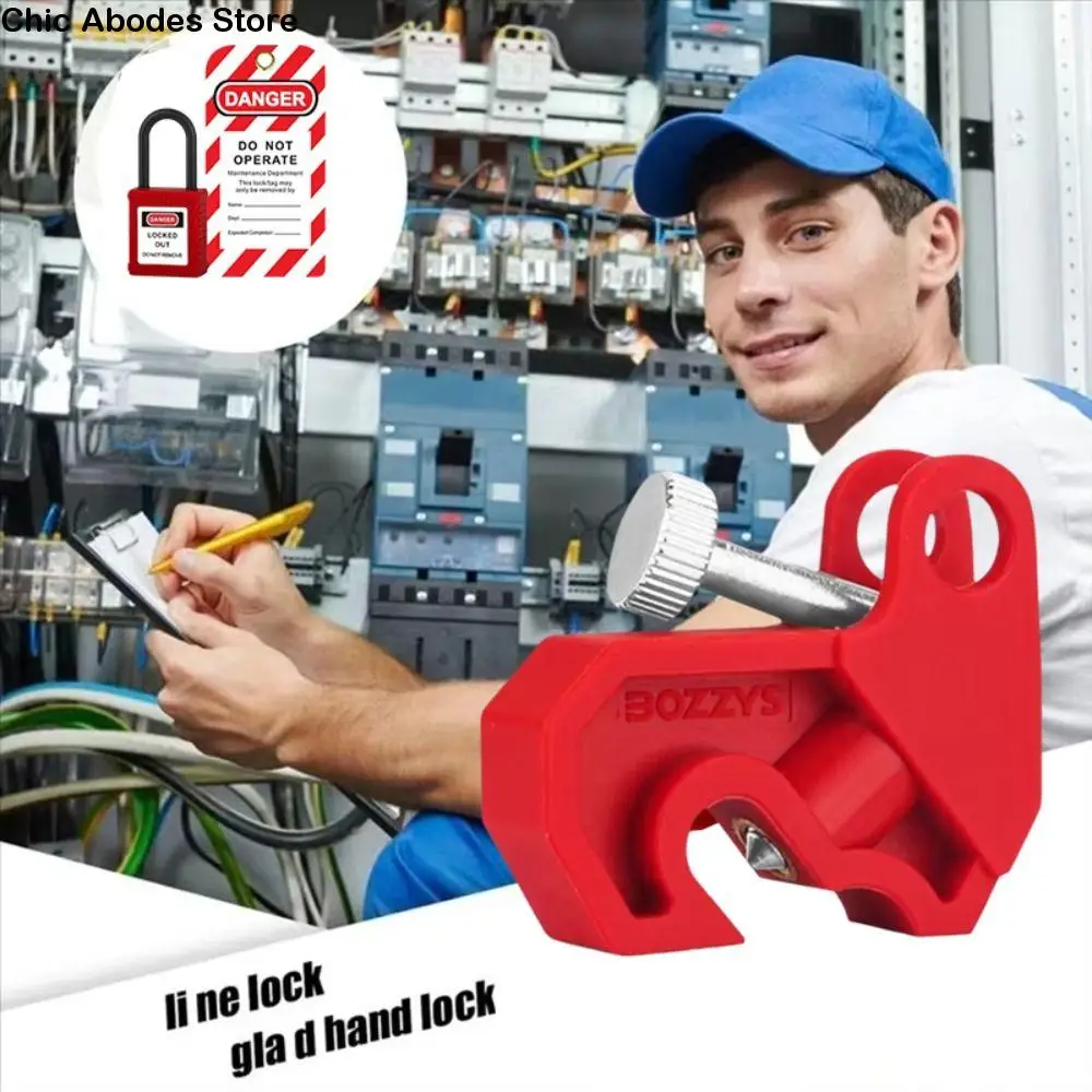 Durable Circuit Breaker Lockout Device Tool-Free Lock Reinforced Nylon Safety Lock Safe Universal Lockout Isolation Device
Durable Circuit Breaker Lockout Device Tool-Free Lock Reinforced Nylon Safety Lock Safe Universal Lockout Isolation Device