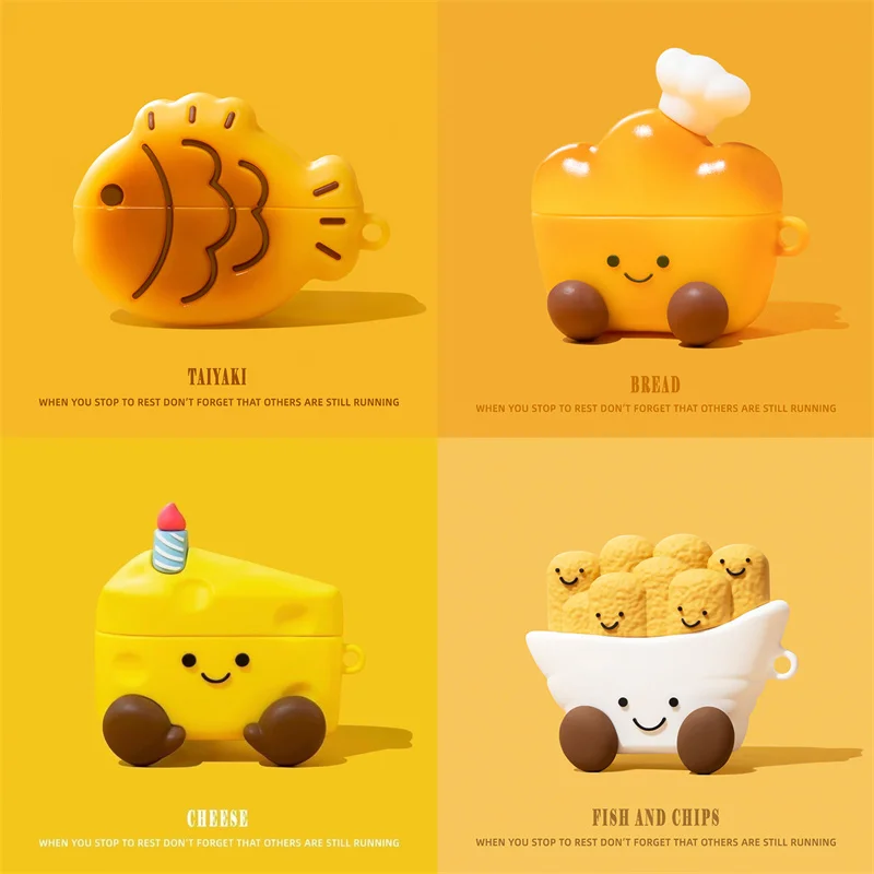 3D Snack For Airpods 4 Case For Apple Airpods 1 2 3 Pro 2 Earphone Case Cute Wireless Charging Headset Cover Cartoon
3D Snack For Airpods 4 Case For Apple Airpods 1 2 3 Pro 2 Earphone Case Cute Wireless Charging Headset Cover Cartoon
