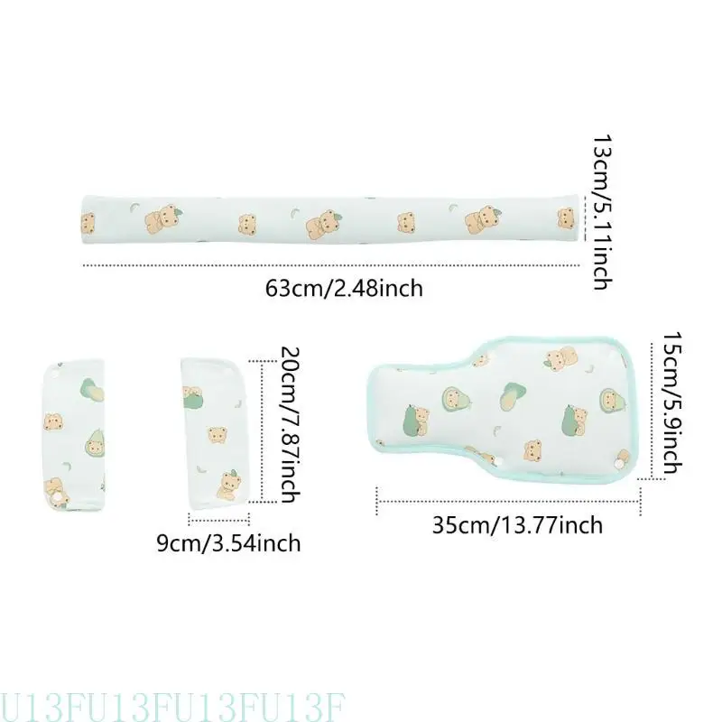 U13F Baby Carriage Shoulder/Crotch Pad Newborn Strollers Safety Gear Cotton Ensures Comfort & Safety for Infants & Toddler
U13F Baby Carriage Shoulder/Crotch Pad Newborn Strollers Safety Gear Cotton Ensures Comfort & Safety for Infants & Toddler