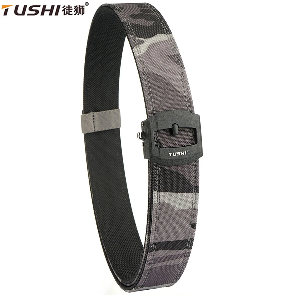 TUSHI New Automatic Buckle Canvas Hard Gun Belt Durable Tactical Workwear for Men Stylish Outdoor Pants Belt with Quick Releas
TUSHI New Automatic Buckle Canvas Hard Gun Belt Durable Tactical Workwear for Men Stylish Outdoor Pants Belt with Quick Releas