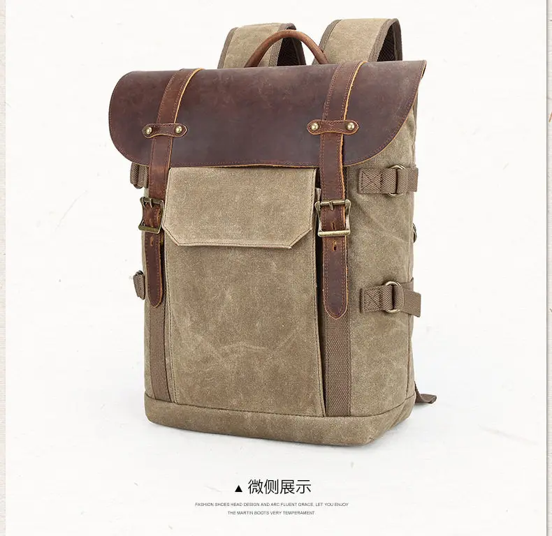 Portable Photography Waterproof Canvas Vintage Outdoor Professional Digital Technology Camera Bag
Portable Photography Waterproof Canvas Vintage Outdoor Professional Digital Technology Camera Bag