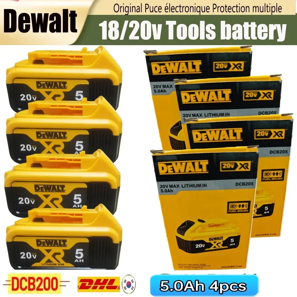 High Rate 100% Genuine Dewalt 20V Battery, Dewalt DCB200 Power Tool Battery2AH 5AH 6AH Rechargeable Lithium Ion Battery
High Rate 100% Genuine Dewalt 20V Battery, Dewalt DCB200 Power Tool Battery2AH 5AH 6AH Rechargeable Lithium Ion Battery