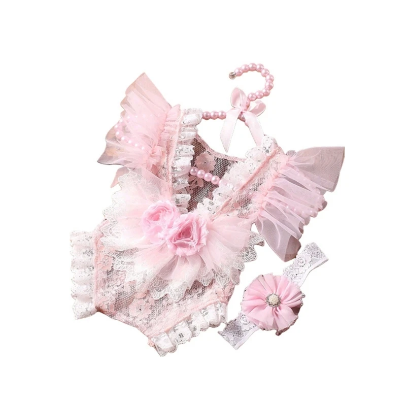 Infant Photography Props Romper Flower Headwear Baby Photo Suit Photoshooting Clothes Newborn Shower Gift 2pcs
Infant Photography Props Romper Flower Headwear Baby Photo Suit Photoshooting Clothes Newborn Shower Gift 2pcs