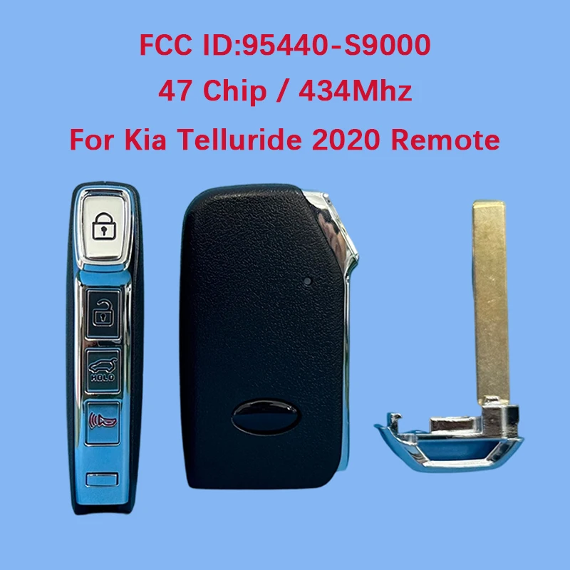 CN051100 Aftermarket 4 Button Smart Key Fob 433MHz 47 Chip FCC 95440-S9000 For KIA Telluride 2020
CN051100 Aftermarket 4 Button Smart Key Fob 433MHz 47 Chip FCC 95440-S9000 For KIA Telluride 2020