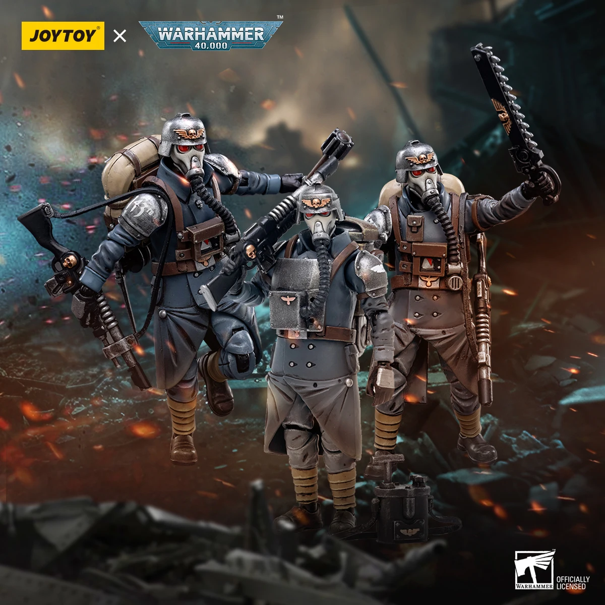 JOYTOY Warhammer 40K 1/18 Astra Militarum Death Korps of Krieg Veteran Squad Action Figure Model Toys For Collection Gift
JOYTOY Warhammer 40K 1/18 Astra Militarum Death Korps of Krieg Veteran Squad Action Figure Model Toys For Collection Gift