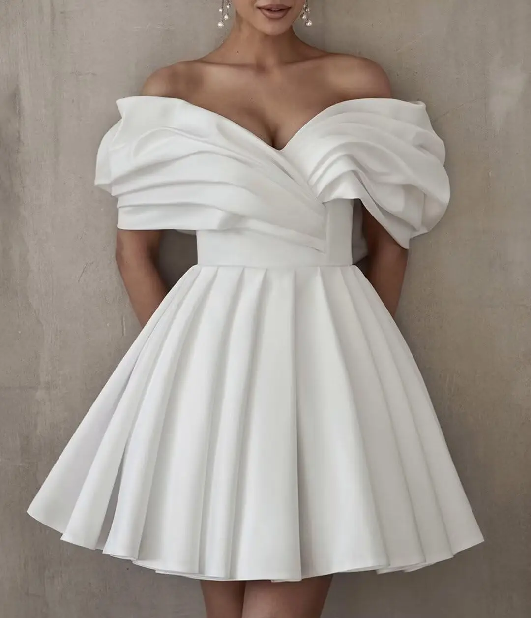 Satin Corset Homecoming Dress Short Prom Dress for Teens Strapless Bubble Cocktail Party Dresses
Satin Corset Homecoming Dress Short Prom Dress for Teens Strapless Bubble Cocktail Party Dresses