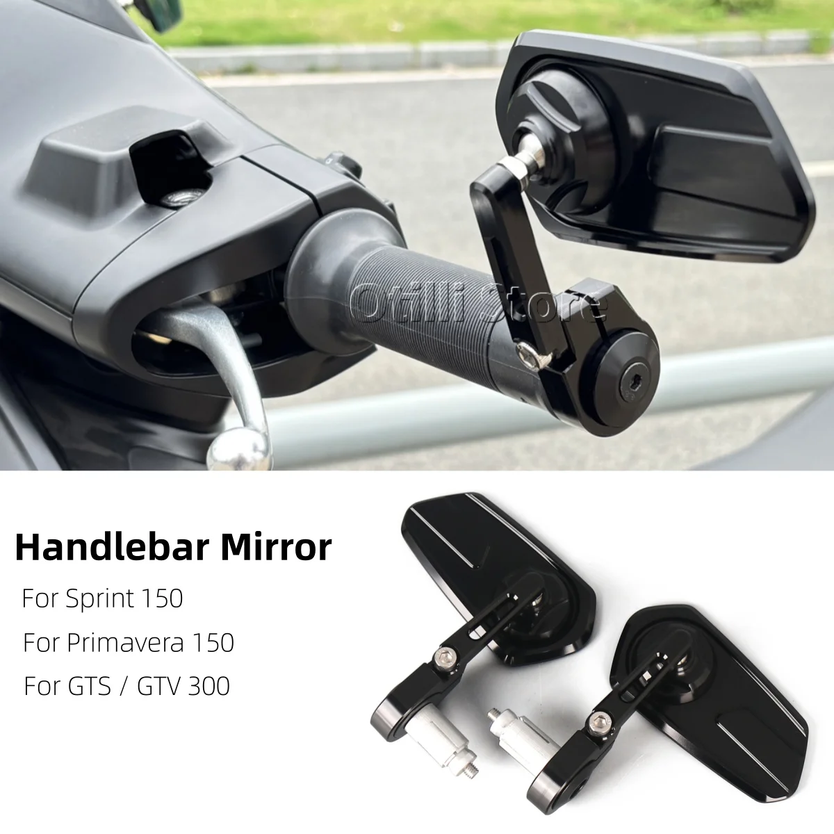 Motorcycle Handlebar Side View Mirror Mirror For Vespa GTS300 GTS GTV 300 Sprint Primavera 150 Aluminum Bar End Rearview Mirror
Motorcycle Handlebar Side View Mirror Mirror For Vespa GTS300 GTS GTV 300 Sprint Primavera 150 Aluminum Bar End Rearview Mirror