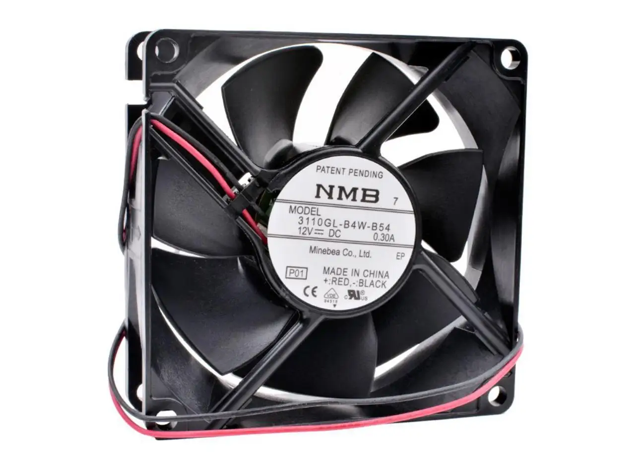 NMB 3110GL-B4W-B54 Вентилятор 80x80x25 мм DC 12 В 0,30 А 3400 об/мин Бесщеточный вентилятор воздушного охлаждения
NMB 3110GL-B4W-B54 Вентилятор 80x80x25 мм DC 12 В 0,30 А 3400 об/мин Бесщеточный вентилятор воздушного охлаждения