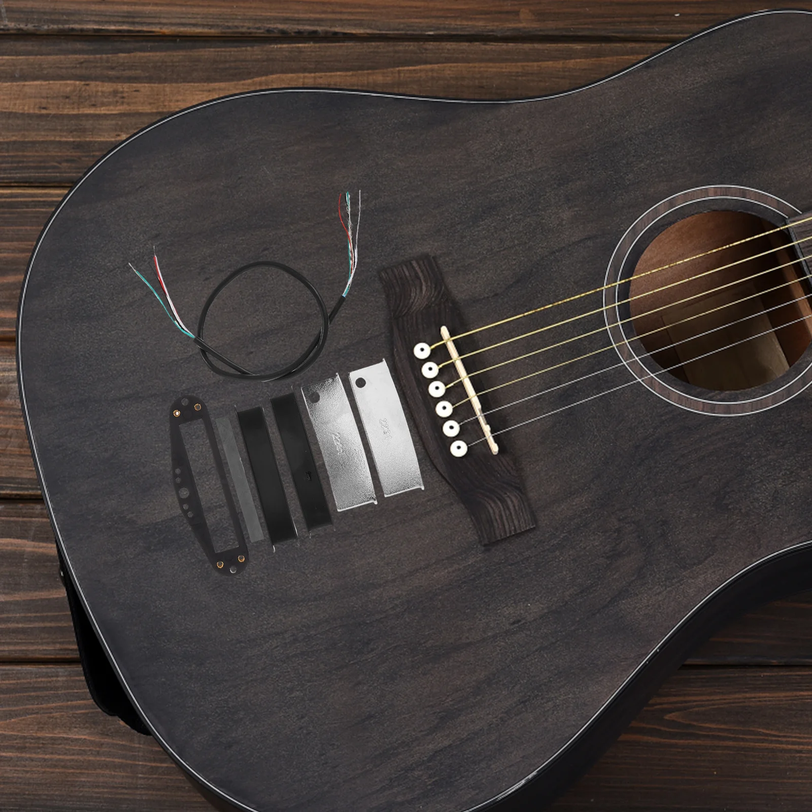 1Set Portable Guitar Pickup Replacement Parts Advanced Sound Pickup Technology Stylish Accessory Guitar Piackup
1Set Portable Guitar Pickup Replacement Parts Advanced Sound Pickup Technology Stylish Accessory Guitar Piackup