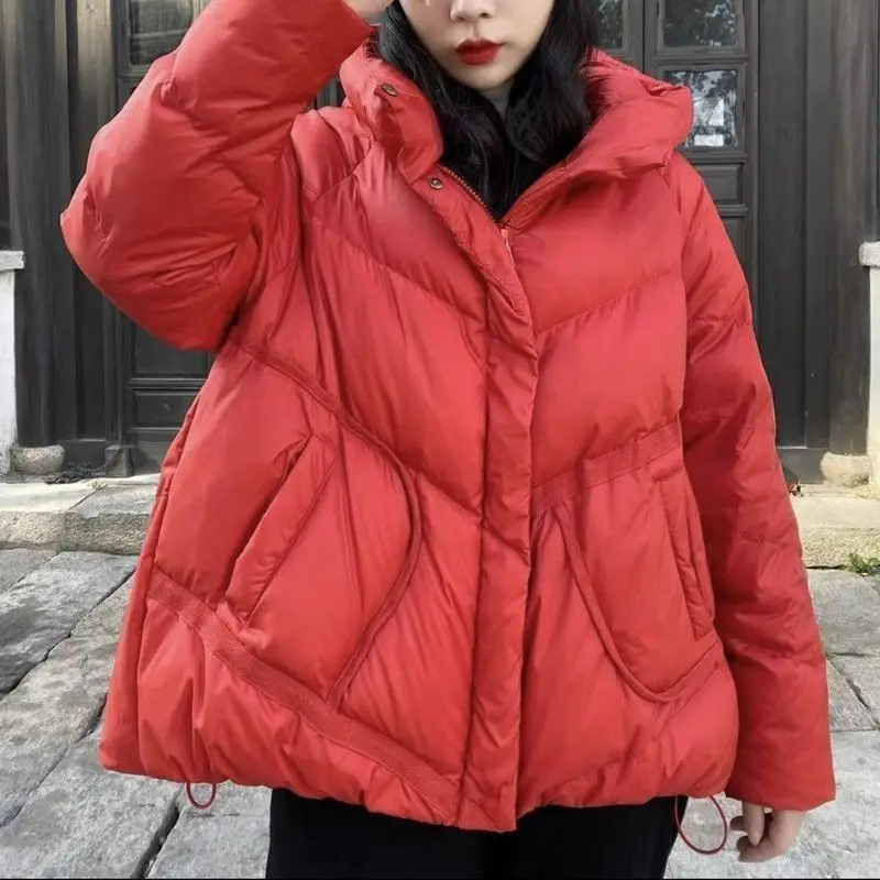 Autumn and Winter Fashion European Women's Down Jacket Hooded Retro Lightweight Jacket
Autumn and Winter Fashion European Women's Down Jacket Hooded Retro Lightweight Jacket