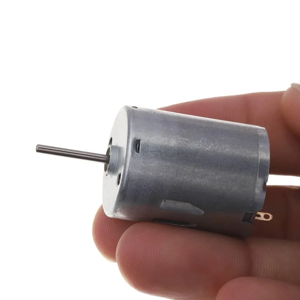 RK370SH DC Motor High-torque DC3V-12V Strong Magnetic Carbon Brush Small Household Appliance Fan Remote Control Model Car Motor
RK370SH DC Motor High-torque DC3V-12V Strong Magnetic Carbon Brush Small Household Appliance Fan Remote Control Model Car Motor