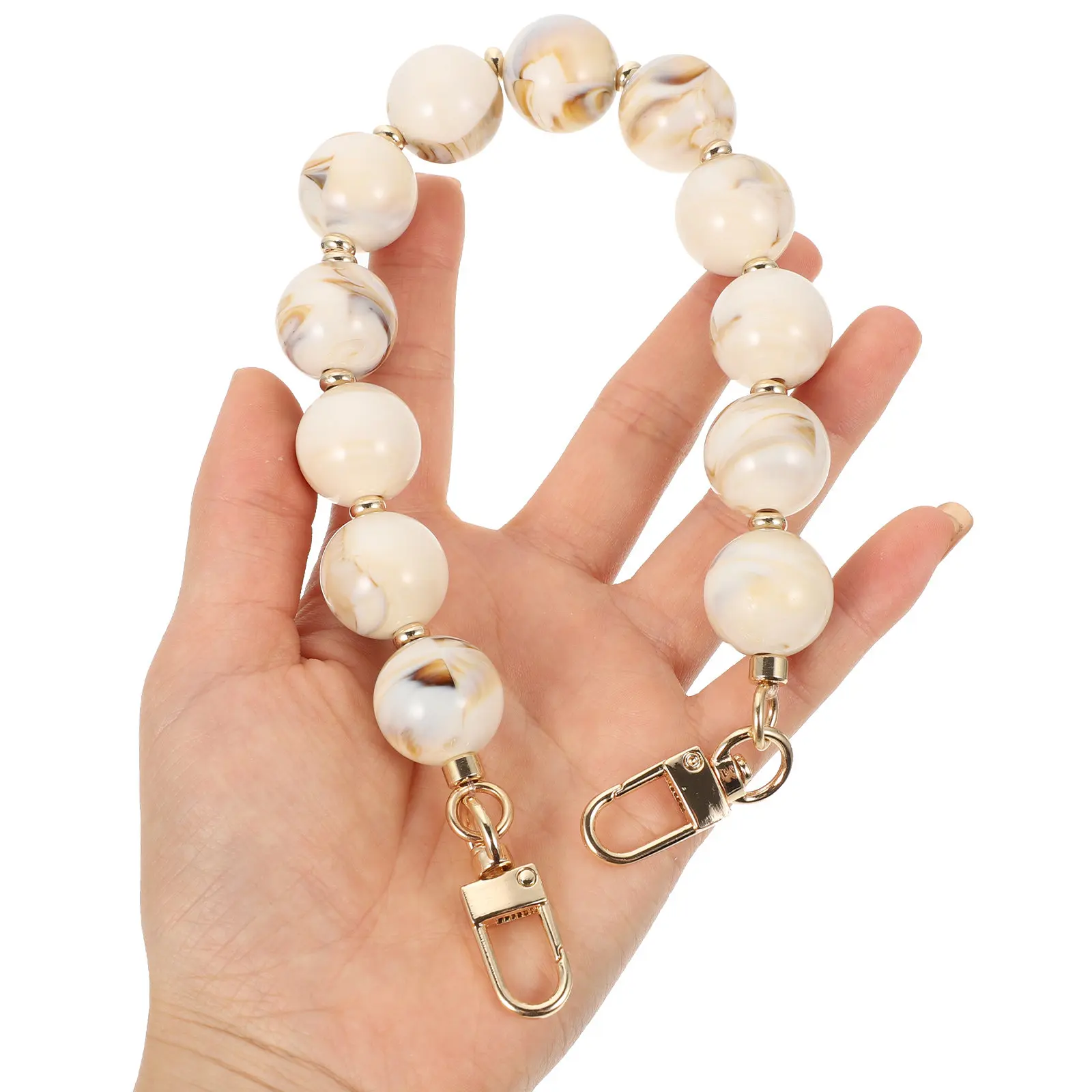 Round Beaded Purse Chain Handle for Handbag Clutch Bag Replacement Easy Install Smooth Comfortable All Season Beaded Bag Chain
Round Beaded Purse Chain Handle for Handbag Clutch Bag Replacement Easy Install Smooth Comfortable All Season Beaded Bag Chain