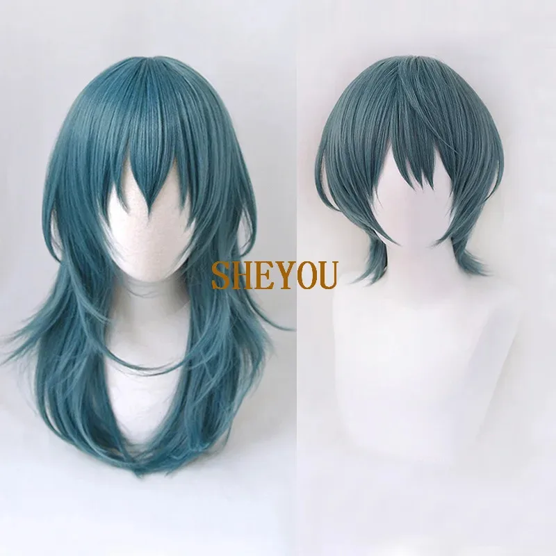 Fire Emblem: ThreeHouses Byleth Wig Cosplay Costume Heat Resistant Synthetic Hair Men Women Blue Green Hair Wigs + Wig Cap
Fire Emblem: ThreeHouses Byleth Wig Cosplay Costume Heat Resistant Synthetic Hair Men Women Blue Green Hair Wigs + Wig Cap