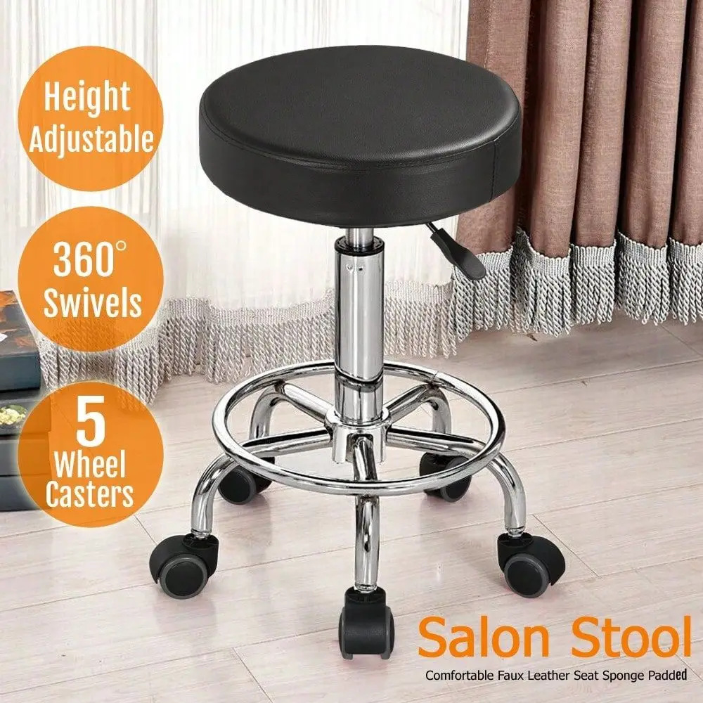 1pc Adjustable Salon Spa Stool With Durable Metal Frame, 360 Swivel Stool With 5 Wheels For Spa, Drafting, Medical, Pink White
1pc Adjustable Salon Spa Stool With Durable Metal Frame, 360 Swivel Stool With 5 Wheels For Spa, Drafting, Medical, Pink White