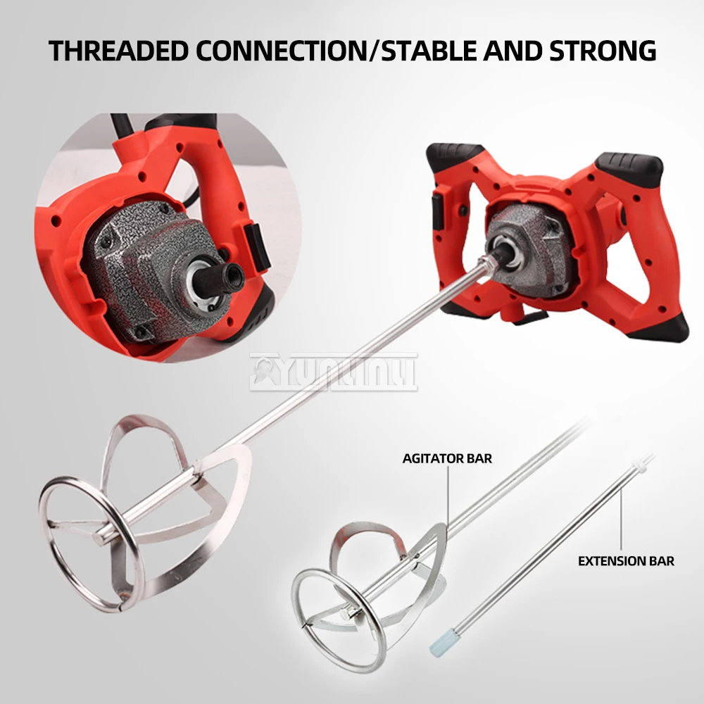 2100W Commercial Multifunctional Electric Mixer Handheld Food Filling Mixer Putty Mixing Machine
2100W Commercial Multifunctional Electric Mixer Handheld Food Filling Mixer Putty Mixing Machine