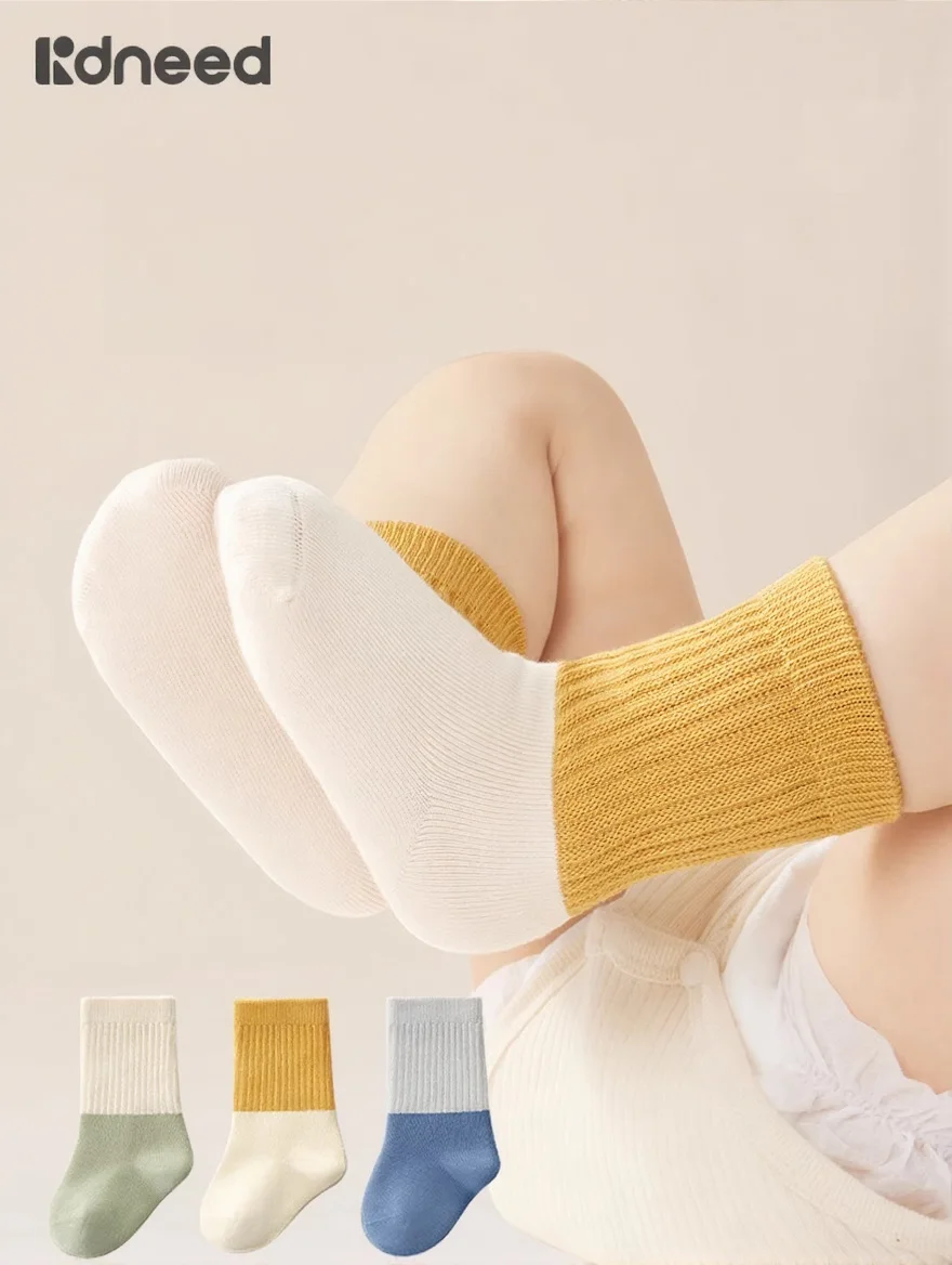 3 пары носков для новорожденных, вязаные хлопковые носки контрастного цвета, удобные, теплые, приятные для кожи, детские носки для обучения ходьбе
3 пары носков для новорожденных, вязаные хлопковые носки контрастного цвета, удобные, теплые, приятные для кожи, детские носки для обучения ходьбе 